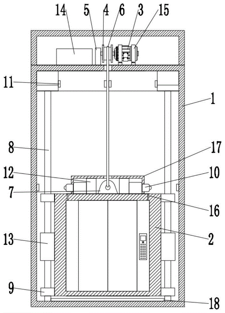 一种电梯的轿厢意外移动远程报警装置的制作方法